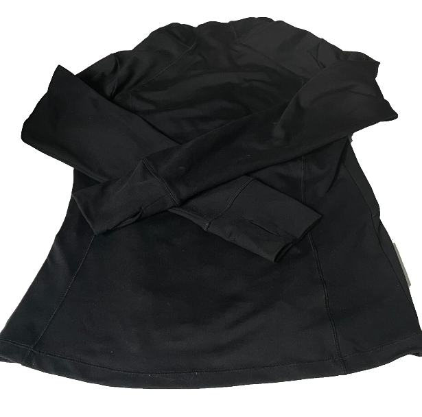 Vintage female all in motion Black track full zip jacket in S/M|L27 W16|SKU 6085