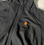 Vintage female all in motion Black track full zip jacket in S/M|L27 W16|SKU 6085