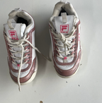 Vintage Fila Women's Sneakers White Leather UK Size 1.0 US 2|SKU 6084