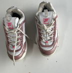 Vintage Fila Women's Sneakers White Leather UK Size 1.0 US 2|SKU 6084