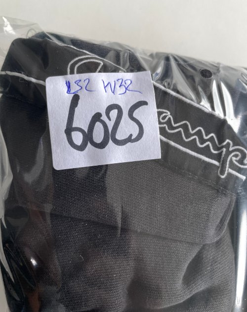 Champion USA Sweatpants Track Pants Streetwear Track Bottoms Sport Fitness Sport Trousers Side Zippers Athletic Sportswear Black Men's M