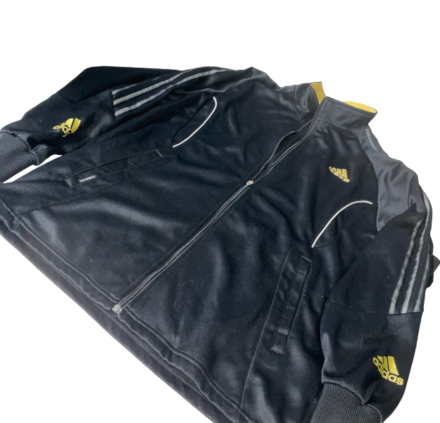 Vintage Women’s Adidas Retro Trackjacket Training Jacket Black Retro Trackjacket Training Jacket Black Sz L L 27 W 21 SKU 6165