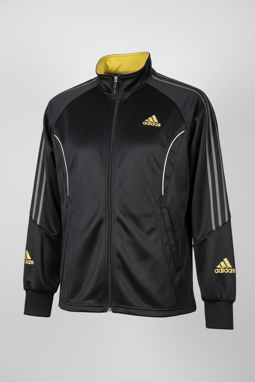 Vintage Women’s Adidas Retro Trackjacket Training Jacket Black Retro Trackjacket Training Jacket Black Sz L L 27 W 21 SKU 6165