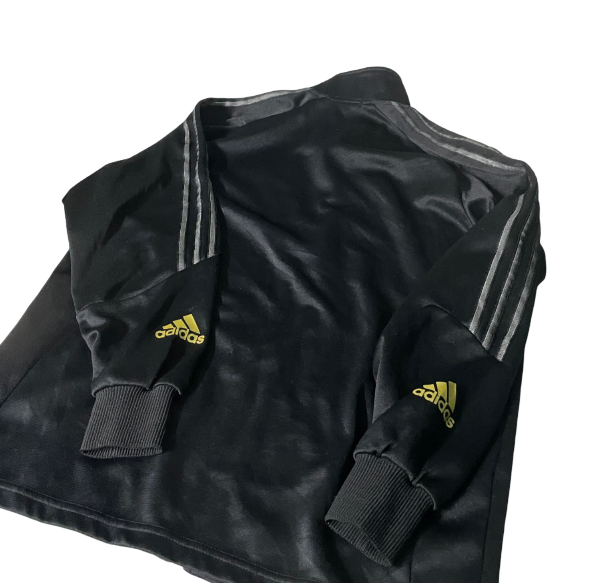 Vintage Women’s Adidas Retro Trackjacket Training Jacket Black Retro Trackjacket Training Jacket Black Sz L L 27 W 21 SKU 6165