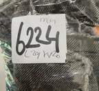 Vintage Zara Men's Distressed Black Denim Heavy Jacket with Pockets, Grey Accents, Size XL