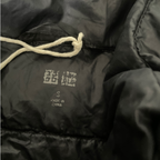 Uniqlo womens black padded jacket