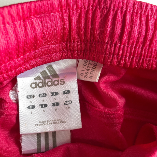 Vintage pink adidas Women's Striped Gym & Training Activewear Trousers for Women for sale
