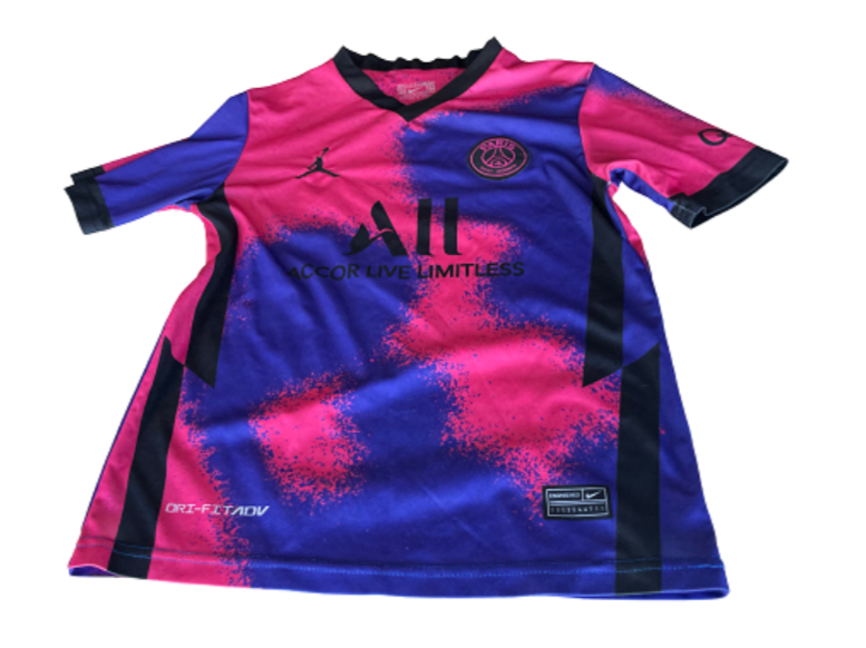 Nike Paris Saint Germain 2020/2021 Sergio Ramos Vintage Purple Shirt.