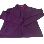 Vintage fleece women's purple jacket