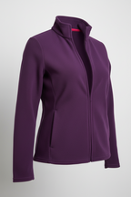 Vintage fleece women's purple jacket