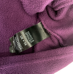 Vintage fleece women's purple jacket