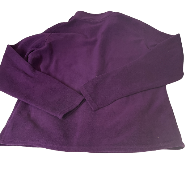 Vintage fleece women's purple jacket