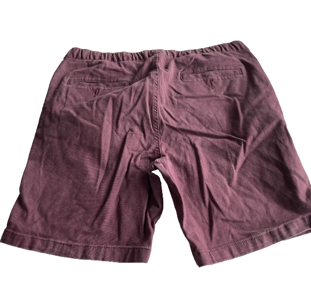Vintage men burgundy chinos short in M|L12 W32|SKU 6067