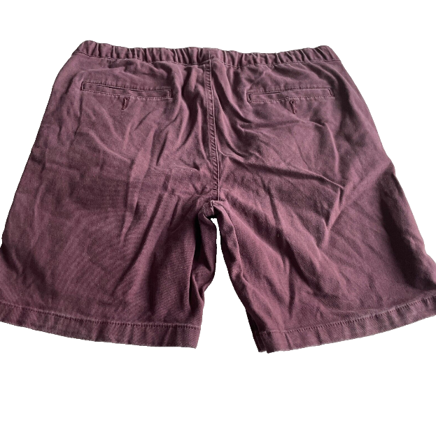 Vintage men burgundy chinos short in M|L12 W32|SKU 6067