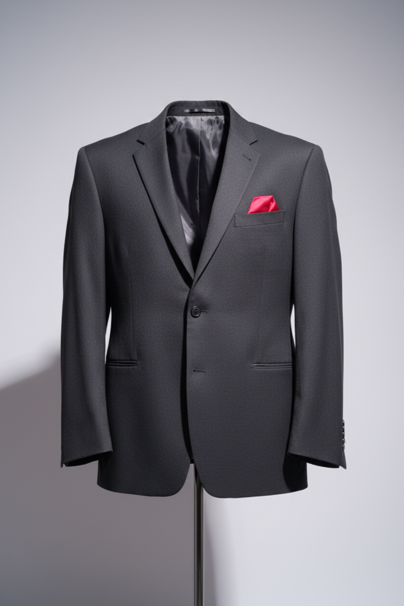Men's Vintage grey regular fit blazer XXL L 33W 23 Shoulder Length 22 SKU 6253