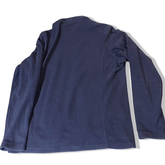 Vintage Tog24 medium navy blue fleece full zip high neck jacket | Blue |SKU 3628