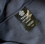 Vintage Tog24 medium navy blue fleece full zip high neck jacket | Blue |SKU 3628