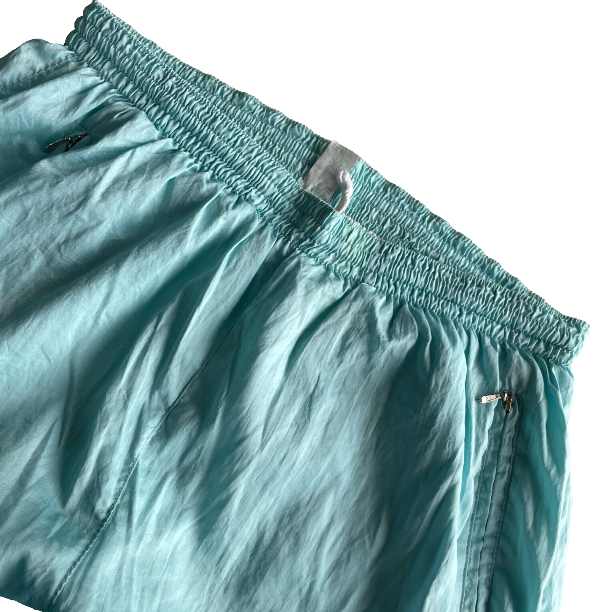Vintage Blue Shellsuit Bottoms Workout Pants . Joggers Sports Pants Shell Pants 80s Clothing . size Small