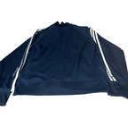 Adidas Vintage Unisex 3-Stripes Navy Blue Zip-Up Tracksuit Top