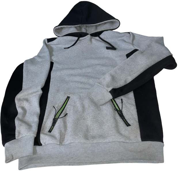 Everlast Over The Head Hoody Grey Marl Large contrast