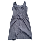 De Facto Vintage grey women's preppy dress in size large  L 39 W 15  SKU 6256