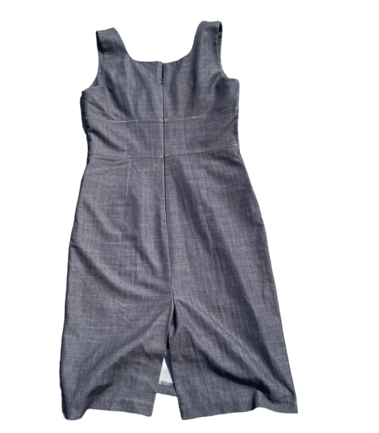 De Facto Vintage grey women's preppy dress in size large  L 39 W 15  SKU 6256