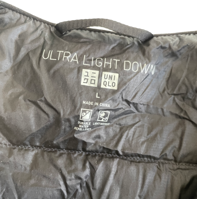 Vintage uniqlo womens ultra light  jacket in Large L 24 W 18