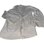 Vintage uniqlo mens cream jumper in Large L 24 W 18|SKU 6118