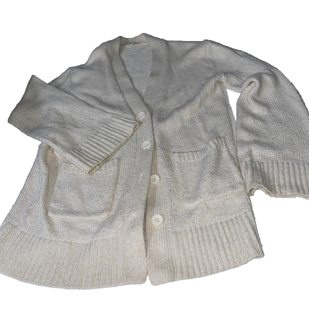 Vintage uniqlo mens cream jumper in Large L 24 W 18|SKU 6118