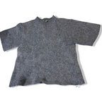 Zara female thick cashmere grey short sleeve medium t shirt | grey |M | SKU 3611