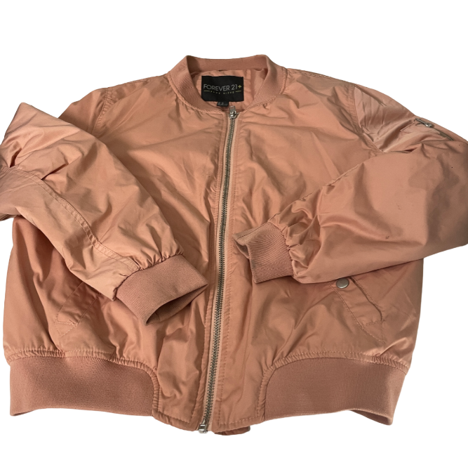 Forever 21 Women’s peach Bomber Jacket - Coats & Jackets