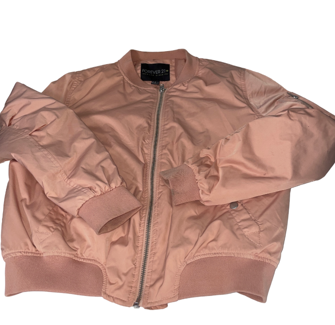 Forever 21 Women’s peach Bomber Jacket - Coats & Jackets