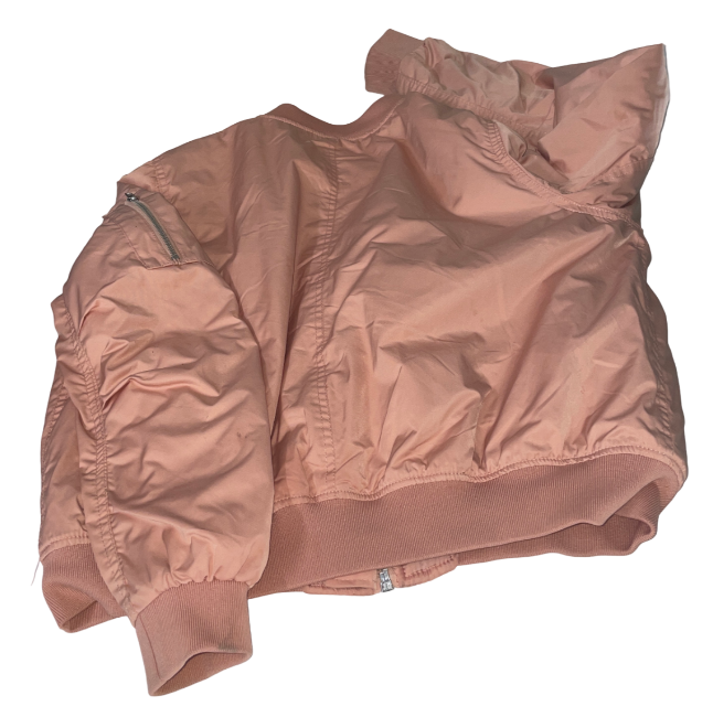 Forever 21 Women’s peach Bomber Jacket - Coats & Jackets