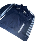 Vintage 90s Adidas Windbreaker Navy Blue Adidas Jacket Adidas Retro Track Jacket Adidas Windbreaker Tracksuit in L|L31W23|SKU 6144