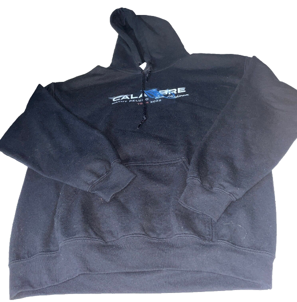 Vintage Gildan graphics Men's Black concert hoodie in M|L27 W21|SKU 6108