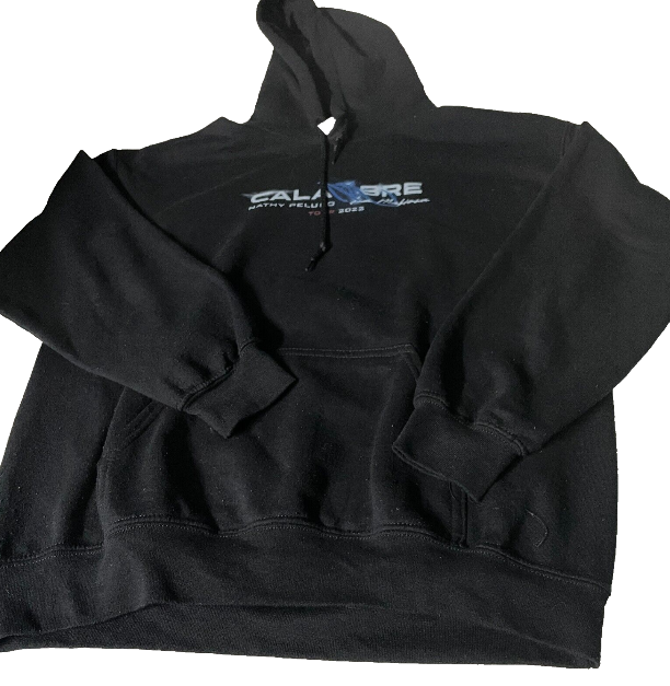 Vintage Gildan graphics Men's Black concert hoodie in M|L27 W21|SKU 6108