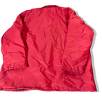 Vintage red insulated padded long sleeve winter large coat jacket | L | SKU 3630