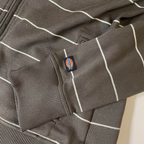 Vintage Dickies brown stripe full zip 90's Track jacket in S/M| L25 W16|SKU 3810