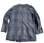 Women's checked women's MULTI zip up  y2k jacket in size L