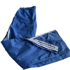 80s Adidas Blue Nylon Windbreaker TrackPants XS -W30 x L34 Loose Trefoil SKU6049