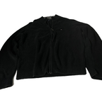 Vintage men Tommy Hilfiger navy full zip high neck jumper in M|L29 W20|SKU 6140