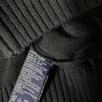 Vintage men Tommy Hilfiger navy full zip high neck jumper in M|L29 W20|SKU 6140