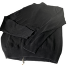 vintage navy tommy hilfiger thick zip up wool jacket sku 6184