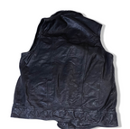 Zara man authentic leather brown biker sleeveless medium jacket | BROWN | 3607