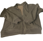 vintage brown mens fleece thick heavy jacket in size Large L 30 W 25 SKU 6236