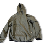 Zara outerwear khaki green waterproof hoodie XS | KHAKI GREEN| XS | SKU 3613