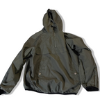 Zara outerwear khaki green waterproof hoodie XS | KHAKI GREEN| XS | SKU 3613