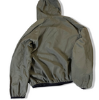 Zara outerwear khaki green waterproof hoodie XS | KHAKI GREEN| XS | SKU 3613