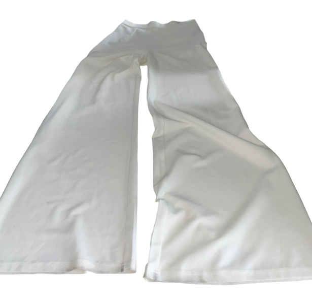 Naanaa FLare Womens Wide Leg Pants Spring Summer Double Layer Chiffon Trousers High Waist Casual Pants Loose