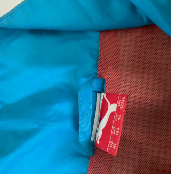 Vintage puma  Women's Raincoats in xl blue| SKU 6235